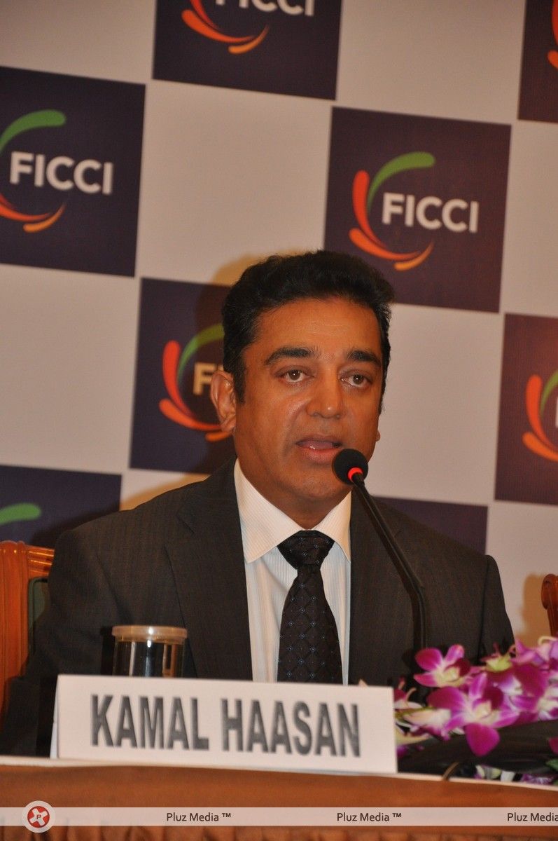Kamal Haasan - Kamal Hassan at Federation of Indian Chambers of Commerce & Industry - Pictures | Picture 133394